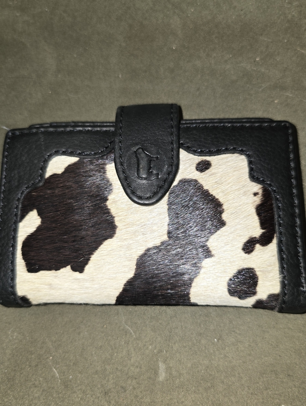 Will Leather Goods Hair On Cowhide Wallet